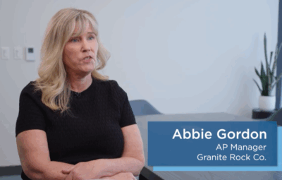 Abbie Gordon from Granite Rock Co. discusses her experience with DataServ AP Automation