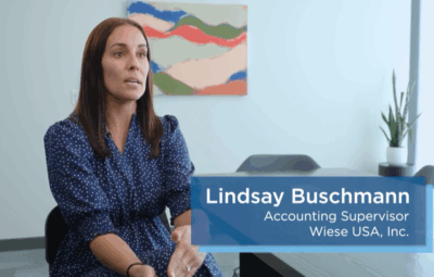 Lindsay Buschmann from Wiese USA talks about how DataServ's AP Automation Solution has improved her business over time